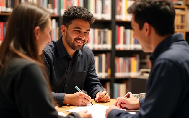Book signing event